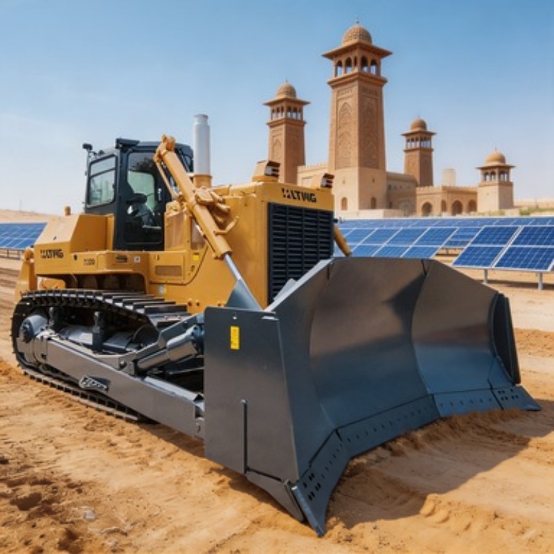 Heavy Equipment Work - 220마력 크롤러 불도저 SD22 도저 기계