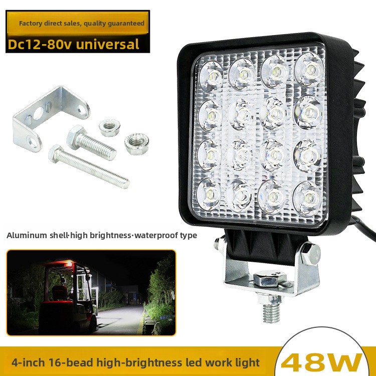 Heavy Equipment Work - 48W 16LED 4인치 12V 24V LED