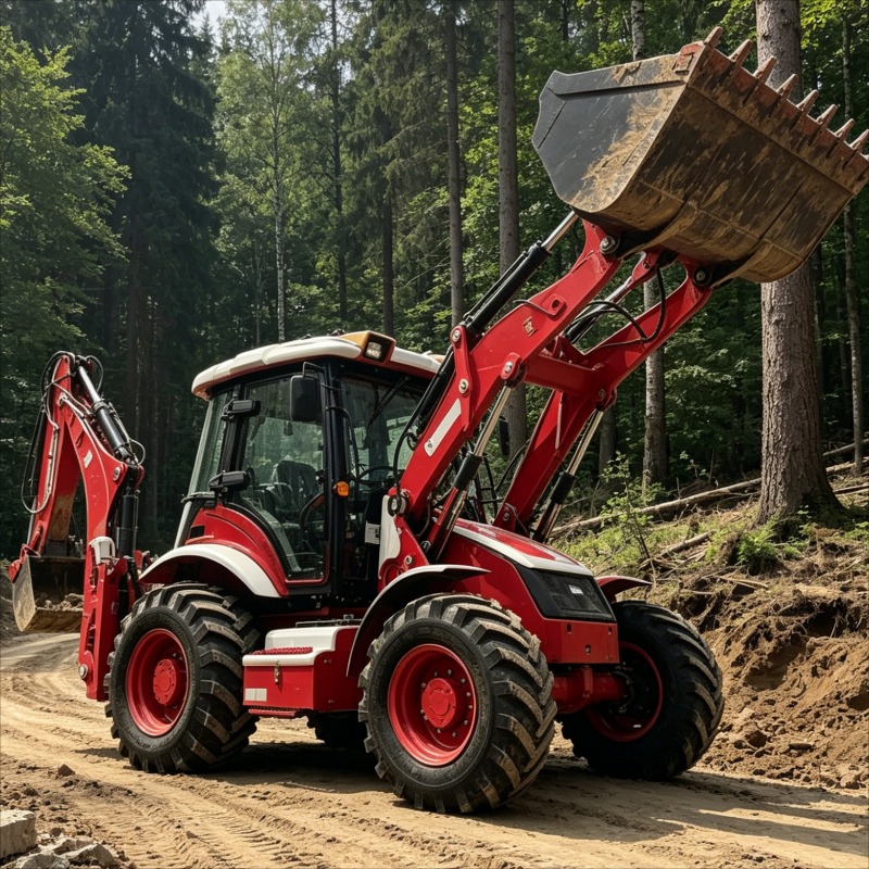 로더 백호 산업용 4륜 구동 토공 기계 유압 트렌칭 중 - Heavy Equipment Work 리뷰 및 가격