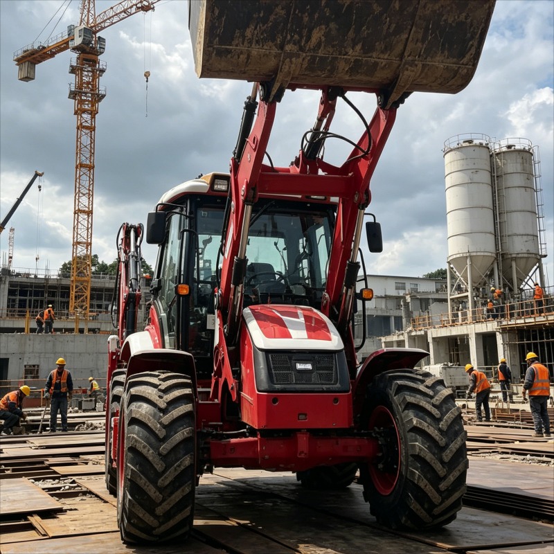 로더 백호 산업용 4륜 구동 토공 기계 유압 트렌칭 중 - Heavy Equipment Work 리뷰 및 가격