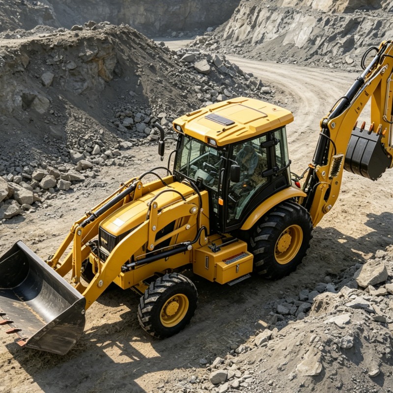로더 백호 산업용 4륜 구동 토공 기계 유압 트렌칭 중 - Heavy Equipment Work 리뷰 및 가격