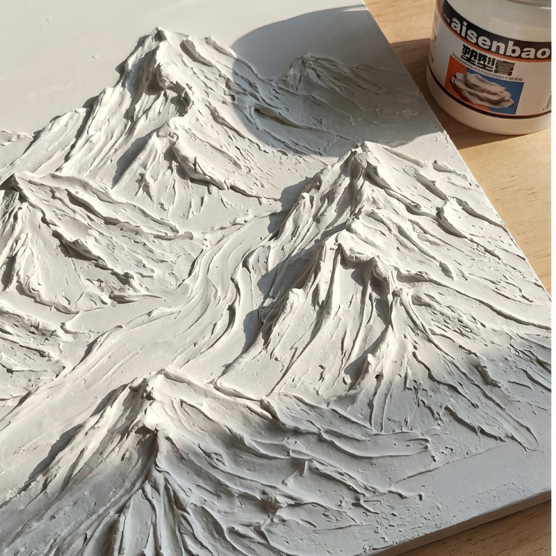 500g 아크릴 모델링 페이스트 크랙클 텍스처 페이스트 - Heavy Equipment Painting 리뷰 및 가격