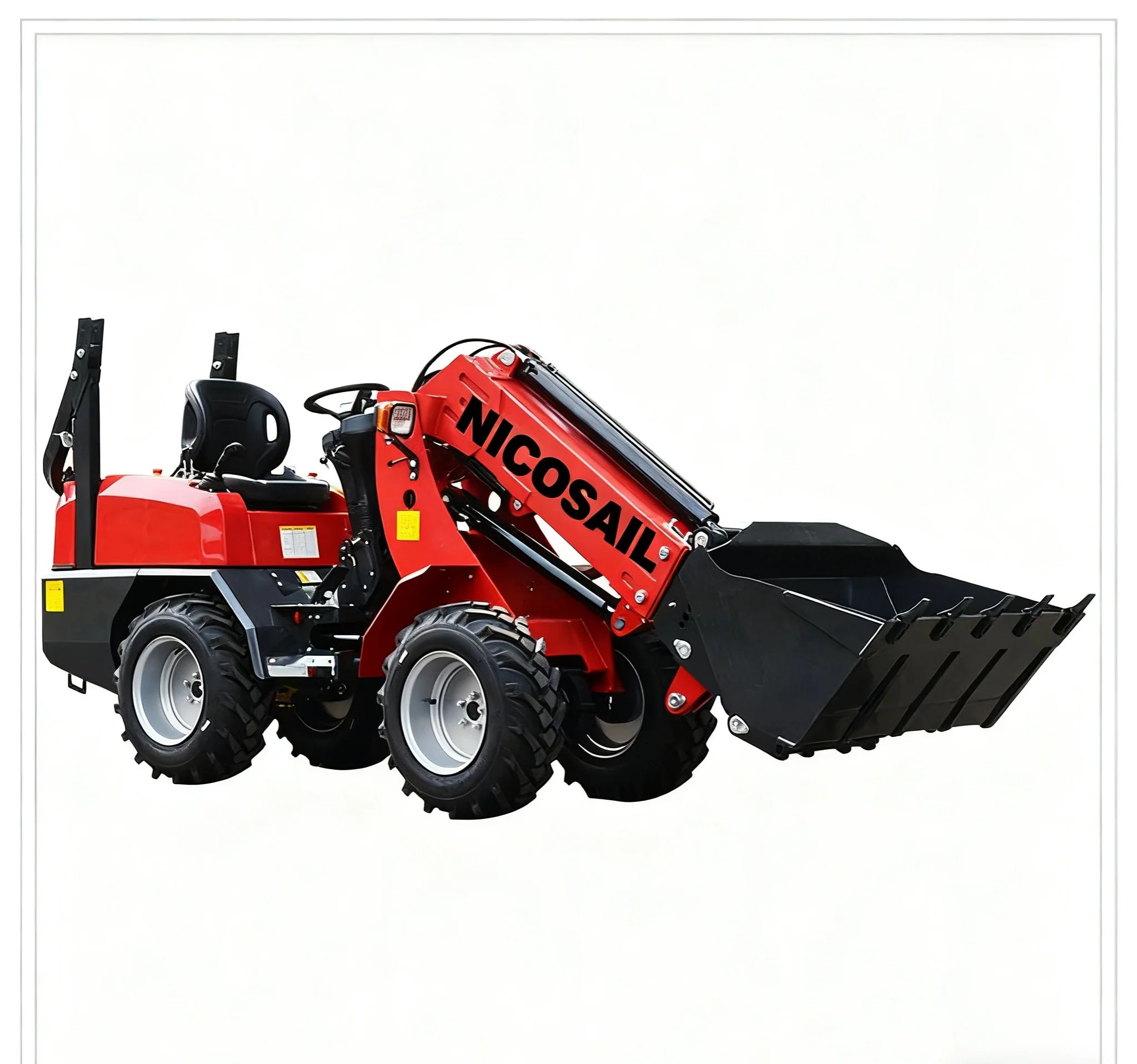 중국산 소형 프론트 엔드 로더 텔레스코픽 암 로더 1톤 - Wheel Loader 리뷰 및 가격